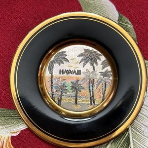 Hawaiian Small Plate Chokin Art in Japan